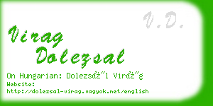 virag dolezsal business card